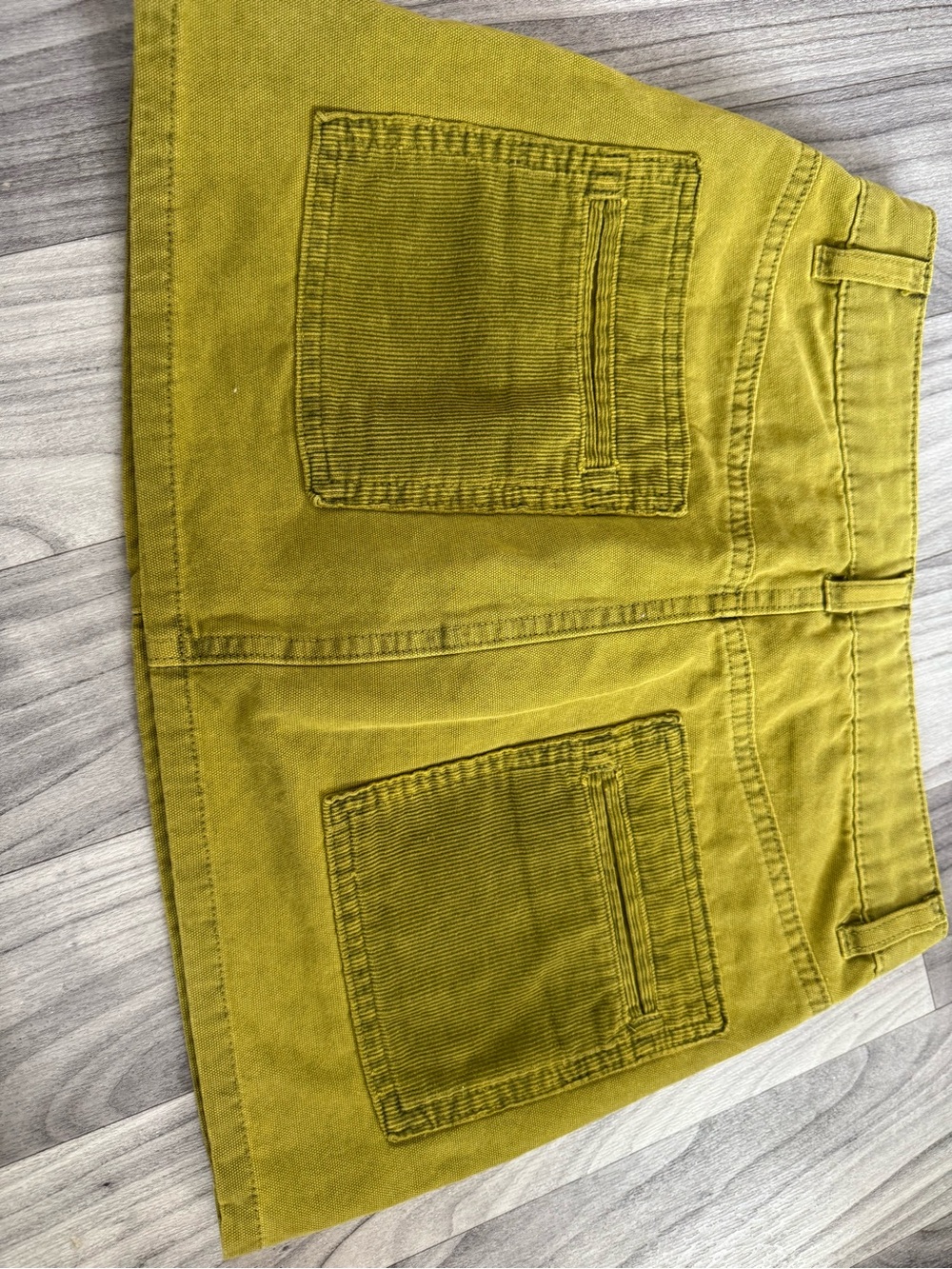 Vintage Forever 21- Mustard Yellow Mini Skirt